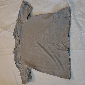 💥The Children's Place Boys Size 5/6 Gray Short Sleeve Shirt Top